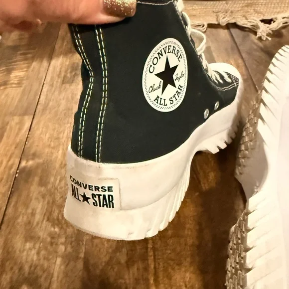 Black and White Chunky Converse Mens Size 10 Style # A00870C Excellent Condition - Picture 8 of 11